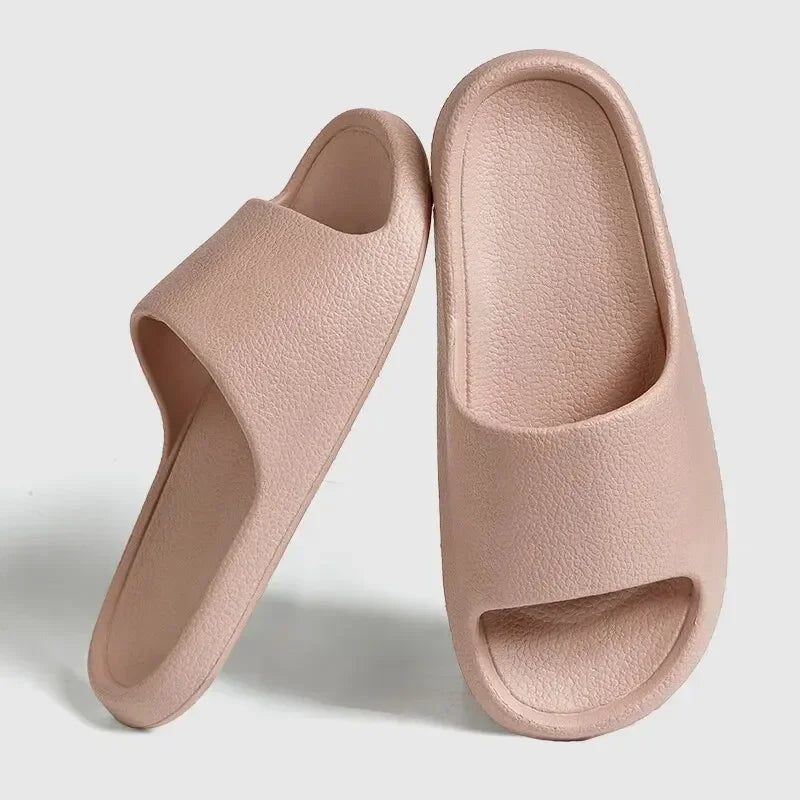 Super Soft Sole Eva Slippers Summer Women Thick Soles Non-slip Home Indoor Outdoor Couple Slippers Bath Flip Flops