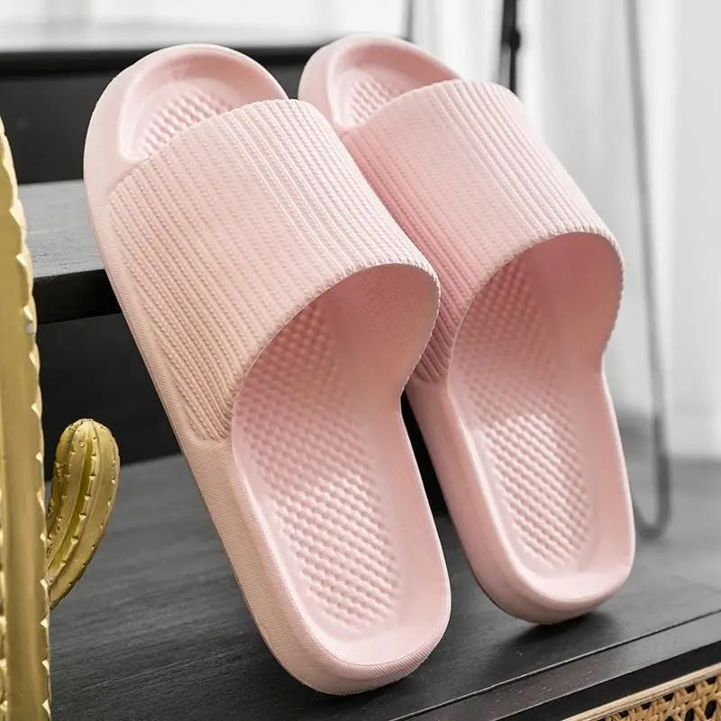 Soft Sole Massage Shower Shoes for Women Men Couples Waterproof Non-slip Home Leisure Fashion Bathroom Slippers