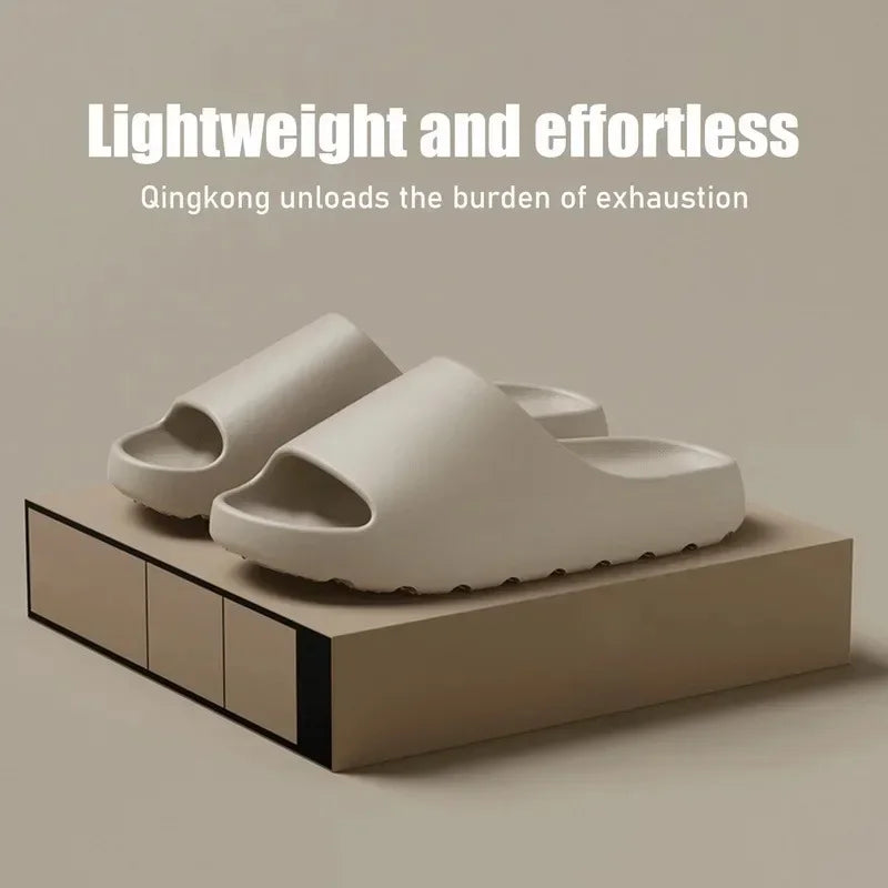 Coconut Slippers Cloud Thick-soled Sandals Summer Fashion Soft Bottom Beach Men Slippers Women's Sandals EVA Slides