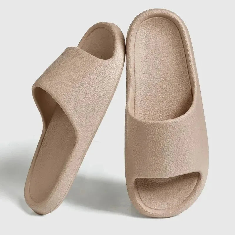 Super Soft Sole Eva Slippers Summer Women Thick Soles Non-slip Home Indoor Outdoor Couple Slippers Bath Flip Flops